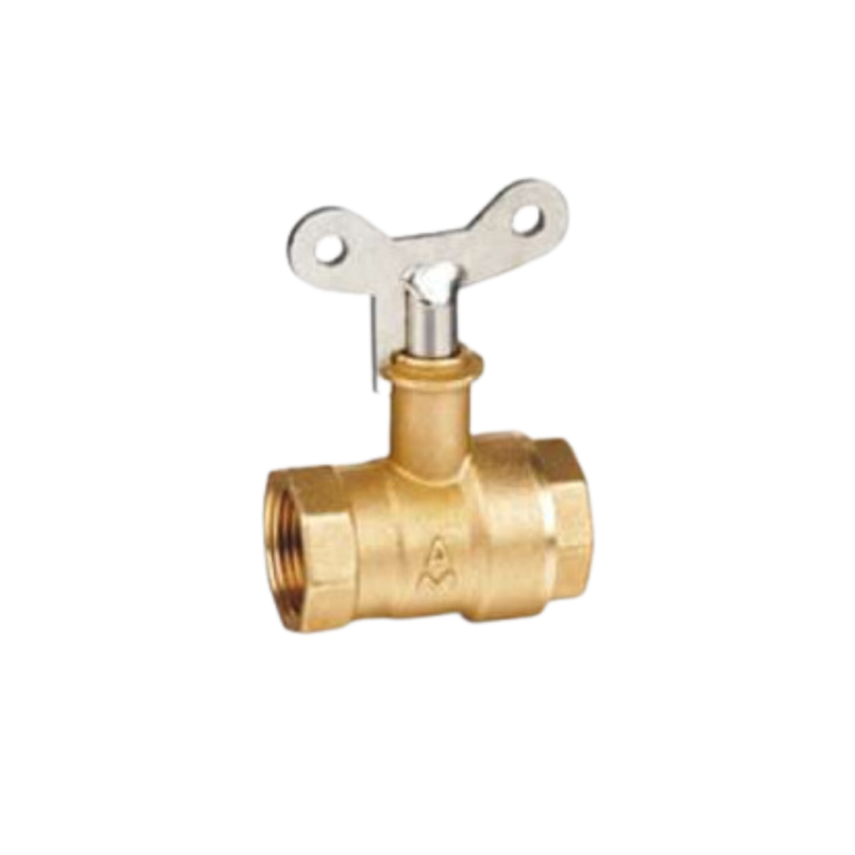 7 243 Brass Ball Valve with Lock